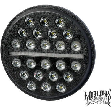 7’’ MOONSMC¬Æ Moonmaker Fly Eye¬Æ LED Headlight - Lighting Components